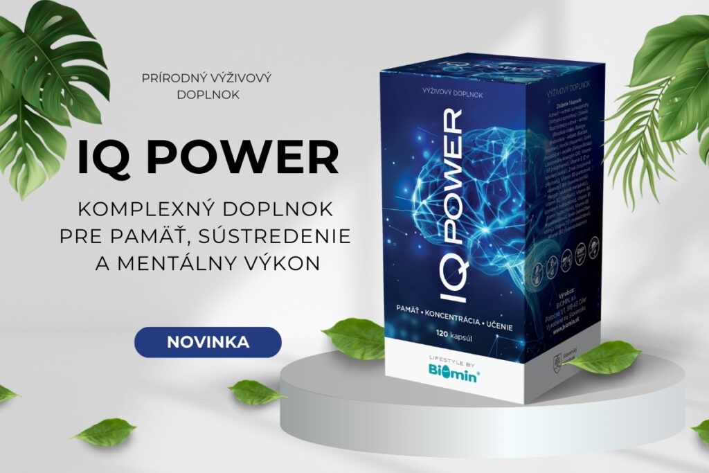 Výživa pre mozog, ktorý pracuje na maximum: IQ Power od Biomin!